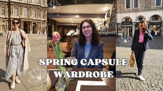 spring capsule wardrobe [upl. by Lydell]