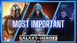 The Ten Most Important Teams That Everyone NEEDS in SWGOH [upl. by Esinev]