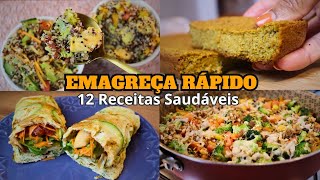 12 Receitas que Ajuda Emagrecer Rápido e Saudável Compilado [upl. by Melisent]