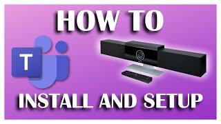 How to install and setting up Polycom video conference camera with Microsoft Teams [upl. by Clabo]