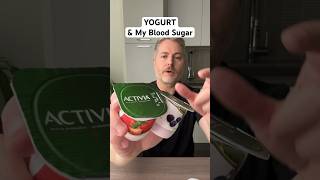 Activia yogurt amp my blood sugar glucose bloodsugar insulinresistant1 yogurt [upl. by Slaohcin]