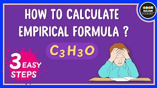 How to calculate Empirical Formula 3 Easy Steps [upl. by Billen]