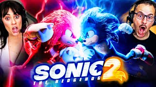 Sonic The Hedgehog 2 MOVIE REACTION FIRST TIME WATCHING Knuckles  Tails  Shadow Post Credits [upl. by Zebada]