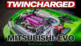 600HP Supercharged amp Turbocharged Mitsubishi EVO 5 How does it work  Capturing Car Culture [upl. by Ecydnac]