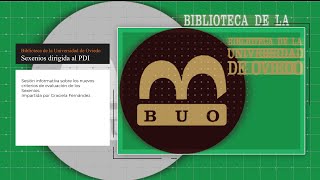 Sesión informativa sobre los nuevos criterios de evaluación de los Sexenios para el PDI [upl. by Ilamad]