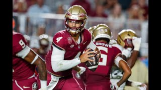 FSU QB DJ Uiagalelei vs Boston College  Every Play [upl. by Vittoria168]