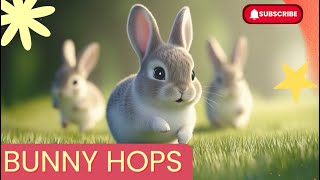 Rabbit Song for baby  Bunny Hops  Cute Rabbit Song  Baby Animals Song  Animal Songs [upl. by Britney]