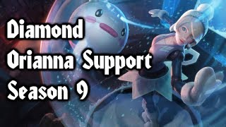 Diamond Orianna Support  Trust S9 Game [upl. by Ahsiei]