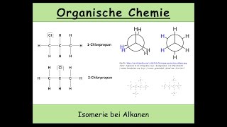 Isomerie bei Alkanen Konstititutionsisomerie und Konformationsisomerie 7 [upl. by Neeham947]