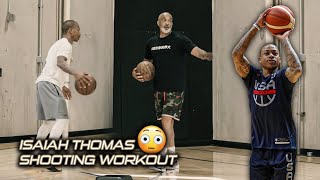 MASTER Your Footwork and Jump Shot  NBA Workout w 2x NBA AllStar Isaiah Thomas [upl. by Irbmac]