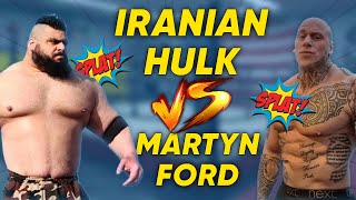 Strength fight  Iranian hulk VS Martyn Ford official video  The Worlds Strongest Man [upl. by Refeinnej]