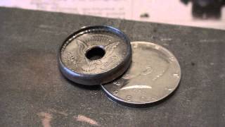 Half Dollar Hammered Coin Ring [upl. by Audrey492]