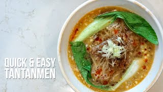 How to make an Easy Tantanmen Ramen Recipe by Iron Chef Chen Kenichi [upl. by Myrvyn]