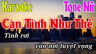 Cạn Tình Như Thế Karaoke Tone Nữ  Dm  Karaoke Lâm Organ  Beat Mới [upl. by Muncey]