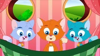 Nursery Rhymes By Kids Baby Club  Three Little Kittens Rhyme [upl. by Uolymme]