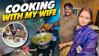 Aaj Banaenge Navratri Special Palak Paneer With My Wife 🔥  Wife se Ladai Ho Gaya  vlog [upl. by Enomsed]