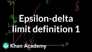 Epsilondelta limit definition 1  Limits  Differential Calculus  Khan Academy [upl. by Chane]