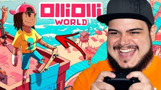 O GAME DE SKATE E AVENTURA QUE SUPEROU MINHAS EXPECTATIVAS  OLLI OLLI WORLD GAMEPLAY [upl. by Ardaed581]