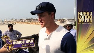 KKRS SURPRISE SCHOOL VISIT  Inside KKR Ep 17  Morkel bowls for the kids of the ICCA Dubai [upl. by Nahgem]