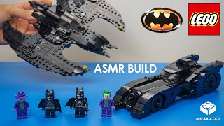 Batman 1989｜Batmobile｜Batwing｜Lego Speed Build｜ASMR [upl. by Ainsworth654]