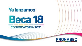 Ya lanzamos Beca 18 convocatoria 2021 [upl. by Rees]