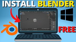 How to Download Blender on PC amp Laptop for FREE [upl. by Barren]