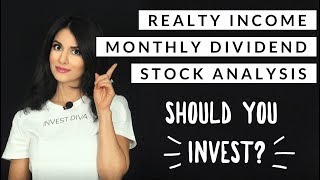 Realty Income Corp O Stock Analysis For Monthly Dividend Income [upl. by Enitsyrhc]