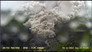 Pyroclastic Flow destroyed Semeru CCTV 4 Dec 2022 [upl. by Negam]