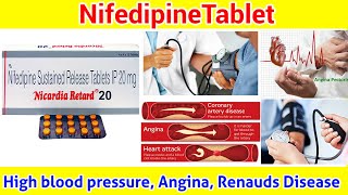 NifedipineTablet किस काम आती है ll Nifedipine tablet uses in hindi ll Pharma lectures ll [upl. by Christis605]