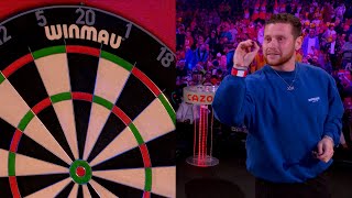 Behzinga v Russ Bray 🎯  2023 World Darts Championship NineDart Challenge [upl. by Kohcztiy186]