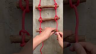 Quick Ladder Knot Practical Knot Rope Tying Method [upl. by Hutchings]