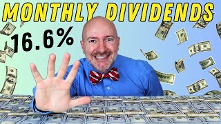 5 Best Monthly Dividend ETFs for Financial Freedom [upl. by Sirahs]