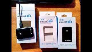 ОБЗОР Bluetooth ПЕРЕДАТЧИКА WIRELESS YPF03 [upl. by Yleen]