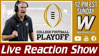 College Football Playoff Rankings LIVE Reaction Show 12323  FSU Football  Warchant TV FSU [upl. by Aisyle]