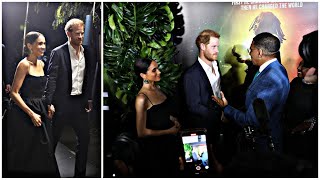 Prince Harry and Meghan Markle Make Surprise Appearance at Bob Marley One Love Movie Premiere [upl. by Mather332]