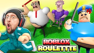 Roblox Barrys Prison Run From Grumpy Gran All the Best Games in 1 FGTeeV Roulette [upl. by Cottrell]