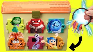 Inside Out 2 Movie Surprise Doors with Keys  DIY Crafts for Kids [upl. by Kipper]