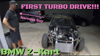 BMW ZKarts First Drive With A Turbo [upl. by Mel]