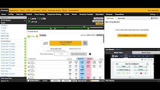 LIVE Betfair trading taking action part 2 lens vs lille [upl. by Riamo71]