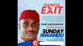 COMMENDATION SERVICE FOR LATE CHIEF OKECHUKWU EJIKEMENWA SUNDAY NWANDU [upl. by Dalis]