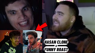 LosPollosTV Viewer amp Brother Jake HILARIOUSLY get ROASTED by TrainWrecks Hasanabi Clone  FUNNY [upl. by Rimat406]