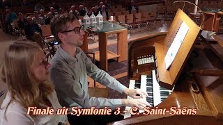 C SaintSaëns  Finale  Symfonie 3 – Gert van Hoef  Immanuelkerk Maassluis [upl. by Anitsirhk]