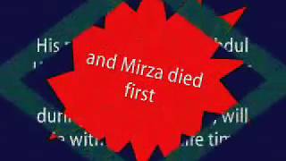 Prophecies of Mirza Ghulam Ahmad regarding his Death [upl. by Noek]