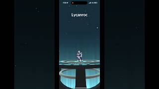 SHINY DUSK FORM LYCANROC IN POKÉMON GO pokemon pokemongo shinypokemon [upl. by Jasisa]