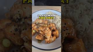 Sticky Chicken Fakeaway onlinecoaching healthylifestyle healthyrecipes dietitianapproved [upl. by Ihsoyim]