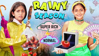 MONSOON ke Din  RAINY SEASON  Family Rich vs Normal  MyMissAnand [upl. by Sadnak]