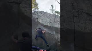 Au Bouleau  Tombstone Boulder climbing rockclimbing [upl. by Acebber769]