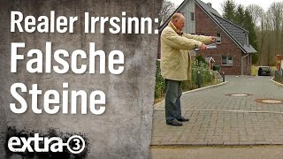 Realer Irrsinn Falsche Pflastersteine in Kiel  extra 3  NDR [upl. by Graubert]