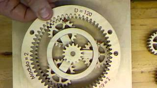 Wood planetary gearwmv [upl. by Paddy]