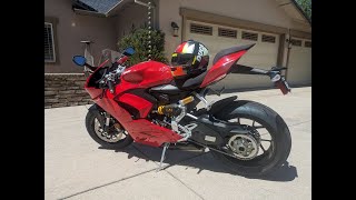 S08E00 New 2024 Ducati Panigale V2 First Ride Home and Review Future Mods [upl. by Tullus497]